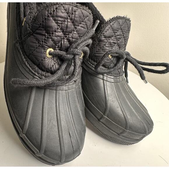 Sperry Top Sider Low Duck Waterproof Rain Rubber Shoes Black Women 8.5 STS95272 - Picture 16 of 16